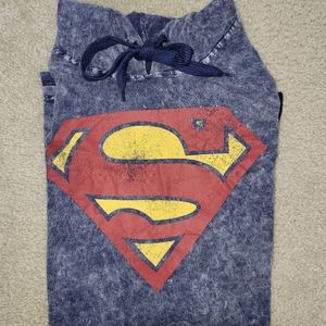 Mens Superman hooded Tshirt